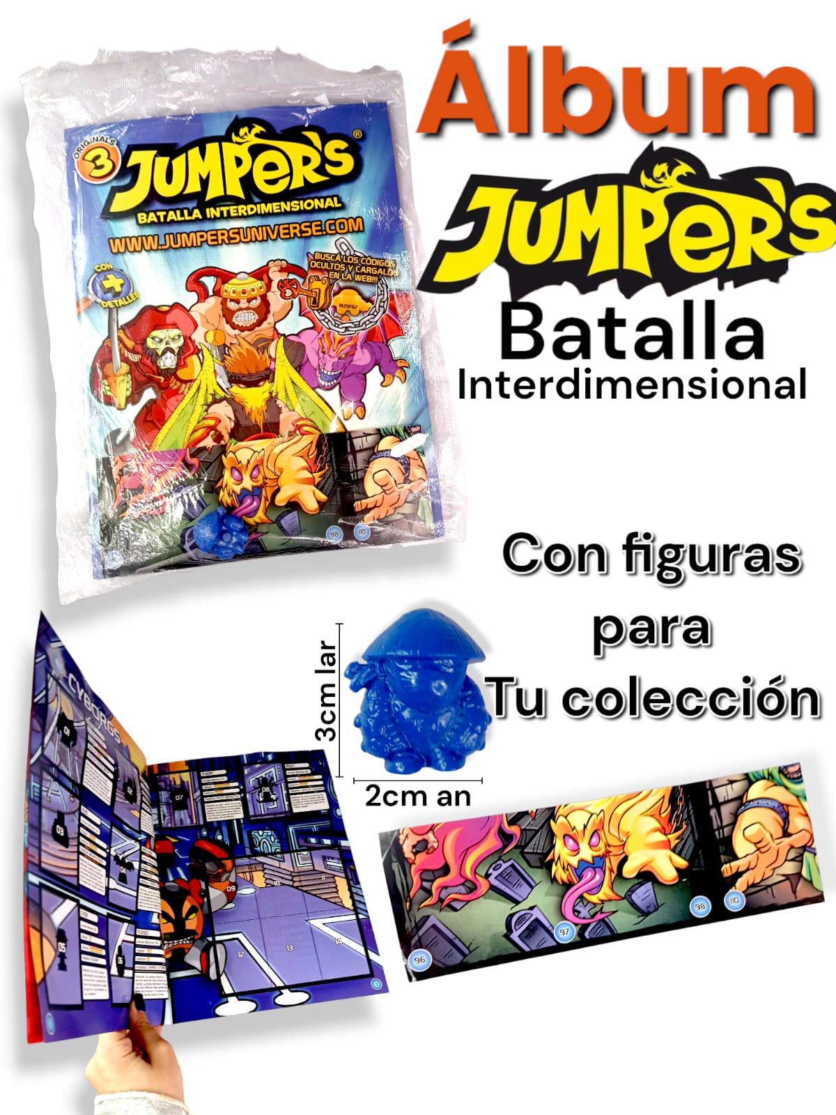 Jumpers Batalla Interdimensional  ALBUM y FIGURITAS